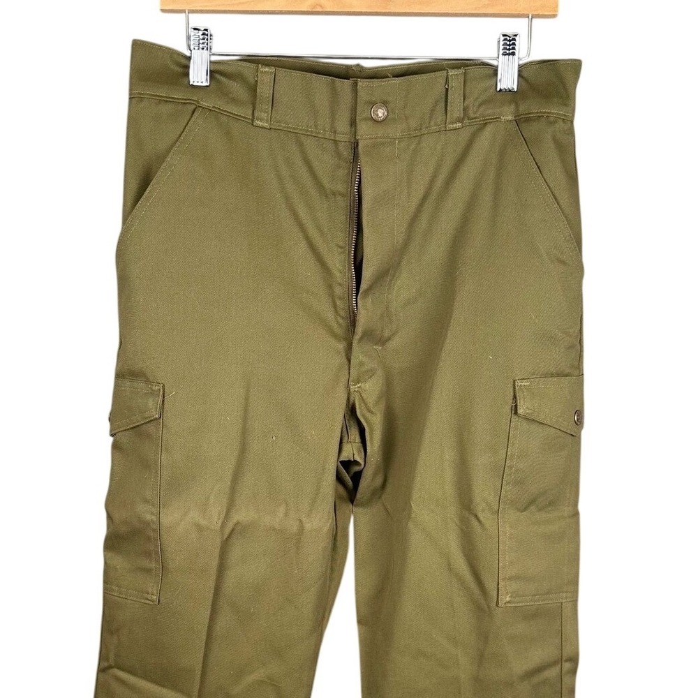 Boy Scouts of America Official Uniform Cargo Pants Olive Green Men Size 32x20